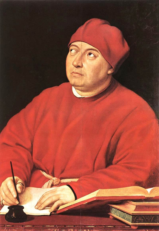 Cardinal Tommaso Inghirami, vintage artwork by Raphael, A3 (16x12") Poster Print
