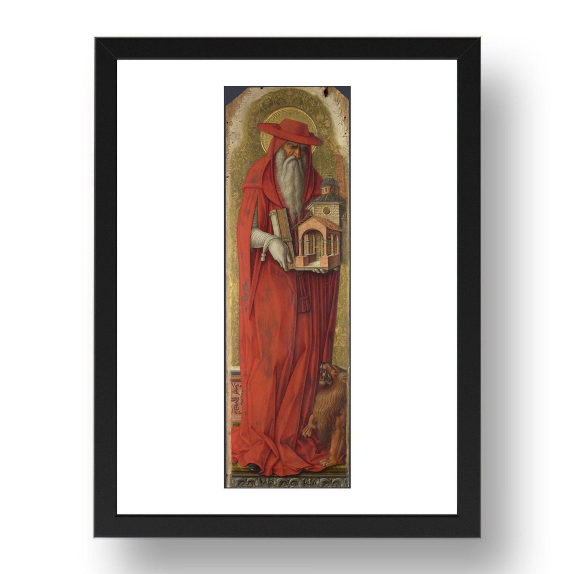 Carlo Crivelli: Saint Jerome, Poster in 17x13"(A3) Frame
