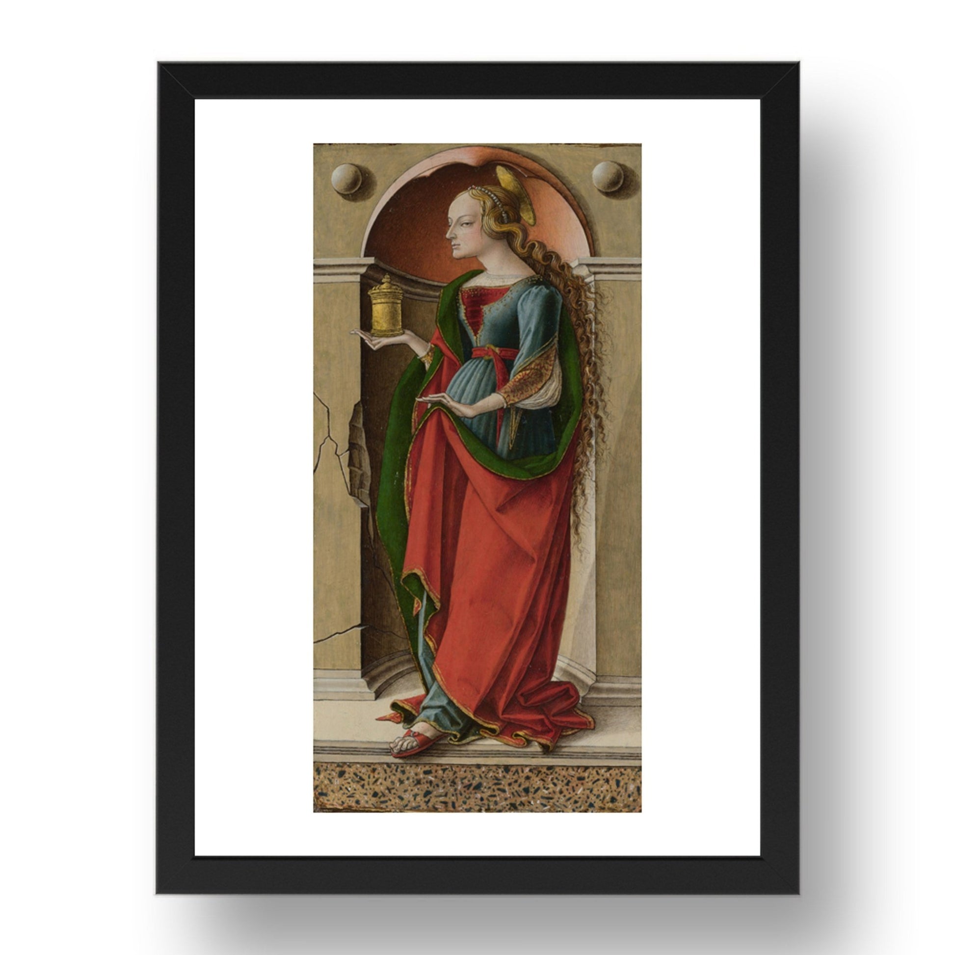 Carlo Crivelli: Saint Mary Magdalene, Poster in 17x13"(A3) Frame