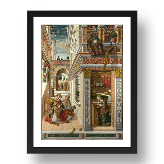 Carlo Crivelli: The Annunciation, with Saint Emidius, Poster in 17x13"(A3) Frame