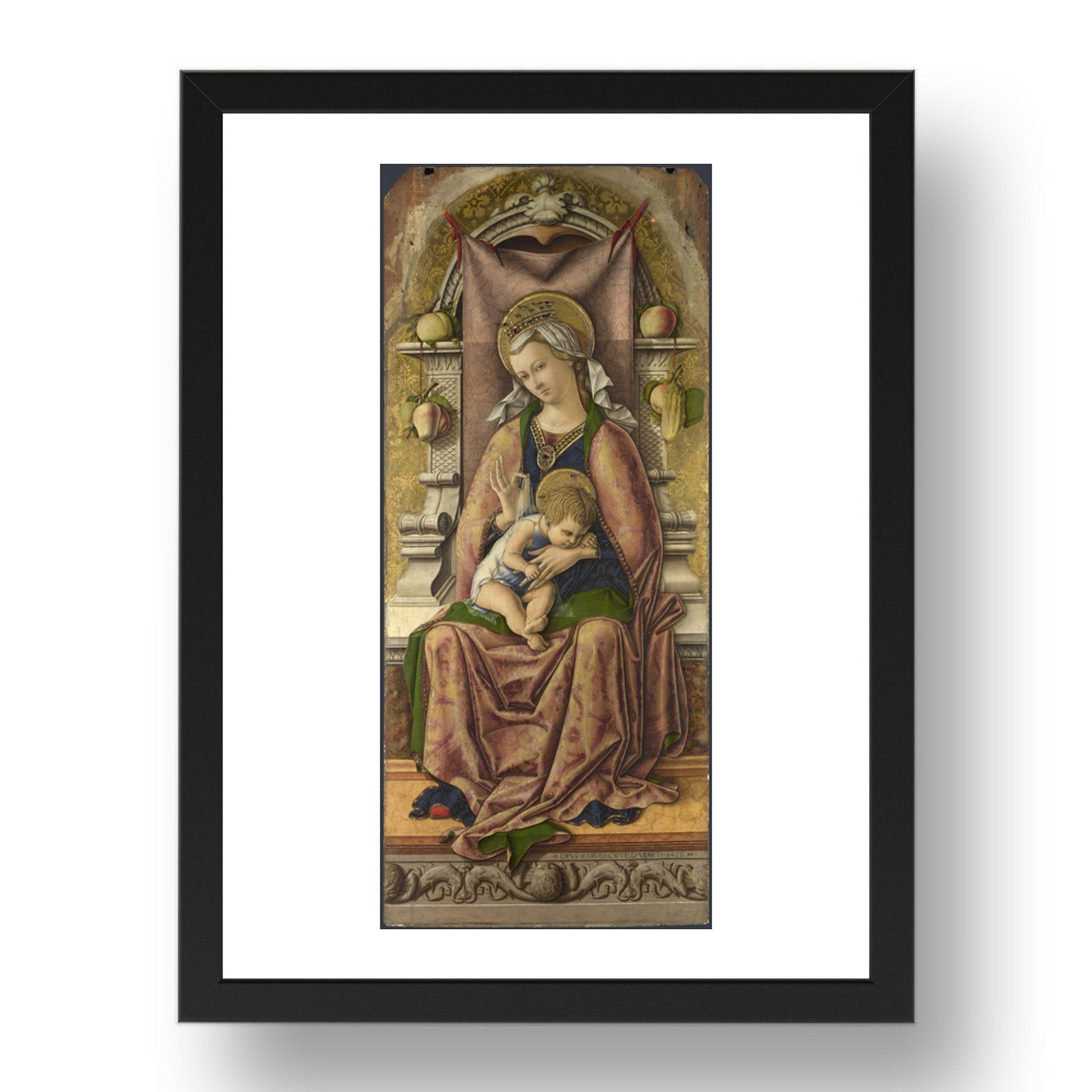 Carlo Crivelli: The Virgin and Child, Poster in 17x13"(A3) Frame
