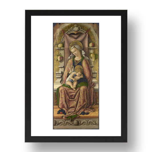 Carlo Crivelli: The Virgin and Child, Poster in 17x13"(A3) Frame