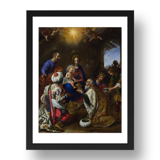 Carlo Dolci: The Adoration of the Kings, Poster in 17x13"(A3) Frame