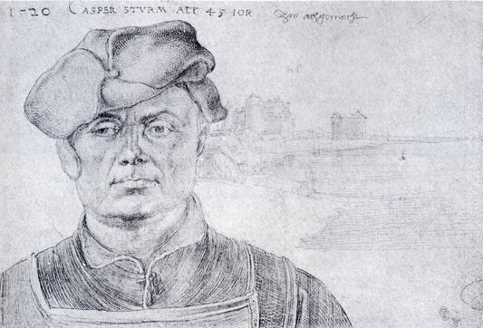 Caspar Sturm, vintage artwork by Albrecht Dürer, A3 (16x12") Poster Print