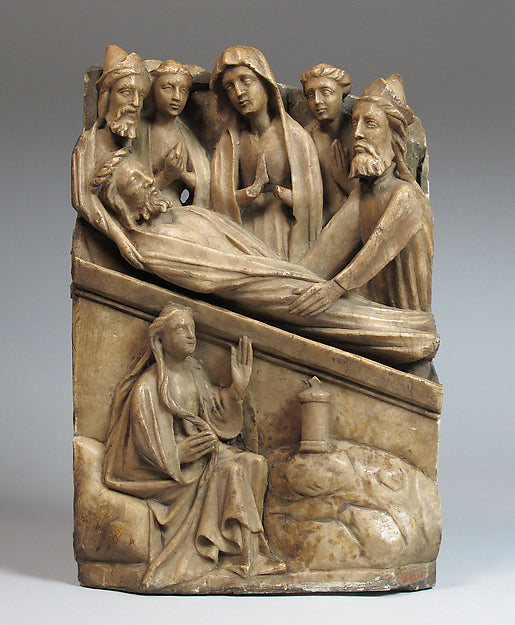 School of Nottingham:The Entombment 15th century-16x12"(A3) Poster