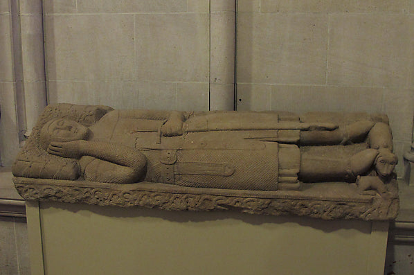 :Knight in Armor Tomb Effigy 19th or 20th century -16x12"(A3) Poster