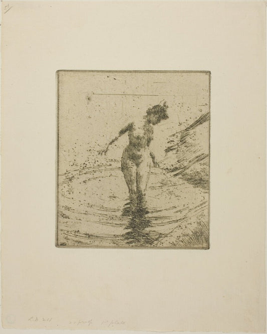 Cercles d'eau I by  Anders Zorn, 23x16"( A2 size) Poster Print