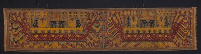 Ceremonial Hanging (palepai) by  Paminggir people, 23x16"( A2 size ) Poster Print