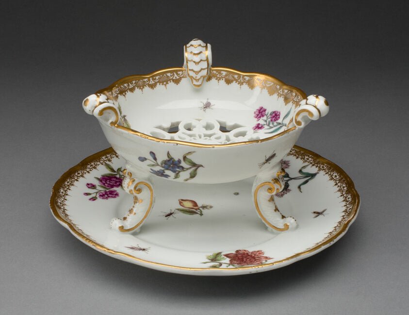 Chafing Dish or Plate Warmer by  Meissen Porcelain Manufactory, 23x16"( A2 size) Poster Print