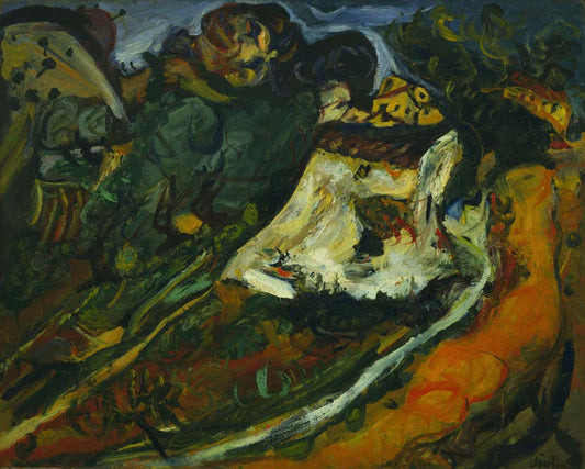 Chaim Soutine - The Old Mill,vintage art, modern poster print