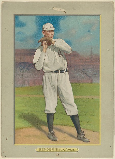 :Charles Albert "Chief" Bender Pitcher Philadelphia Athletic-16x12"(A3) Poster