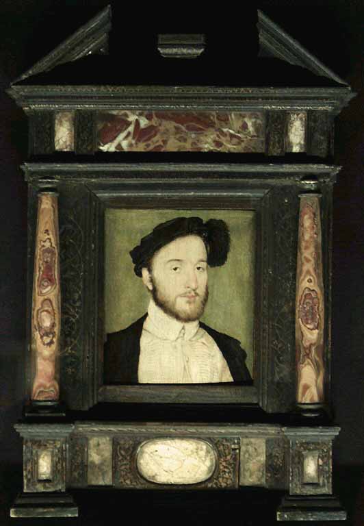 Charles de La Rochefoucauld, Comte de Randan, vintage artwork by Claude Corneille de Lyon, A3 (16x12") Poster Print