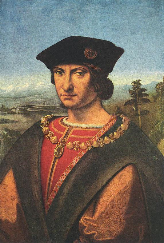 Charles II d'Amboise, vintage artwork by Attributed to Andrea Solario, A3 (16x12") Poster Print
