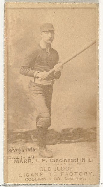 Charles W. "Lefty" Marr Left Field Cincinnati from the Old-16x12"(A3) Poster