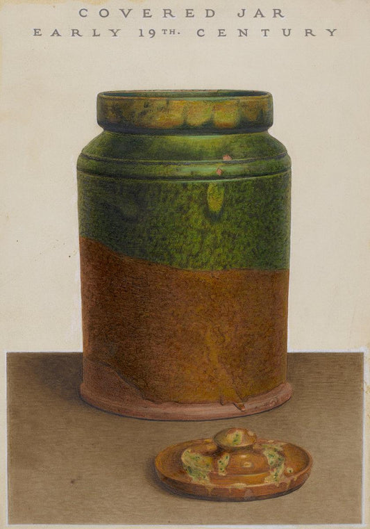 Charlotte Angus:Jar with Cover,16x12"(A3) Poster