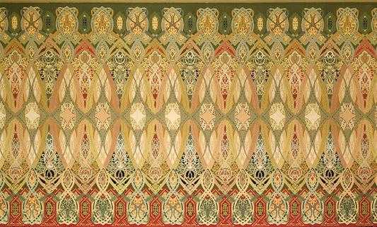 Chicago Stock Exchange Trading Room by  Stencil by  Adler & Sullivan, architects; American, 1883-1896, 23x16"( A2 size ) Poster Print