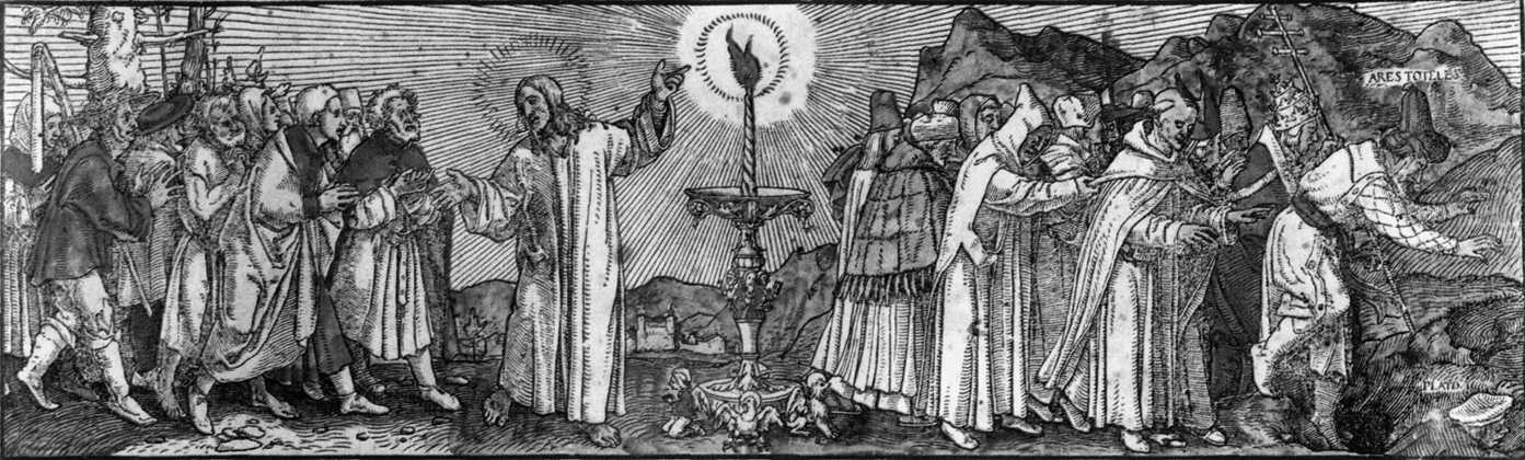 Christ as the True Light, vintage artwork by Hans Holbein the Younger, A3 (16x12") Poster Print