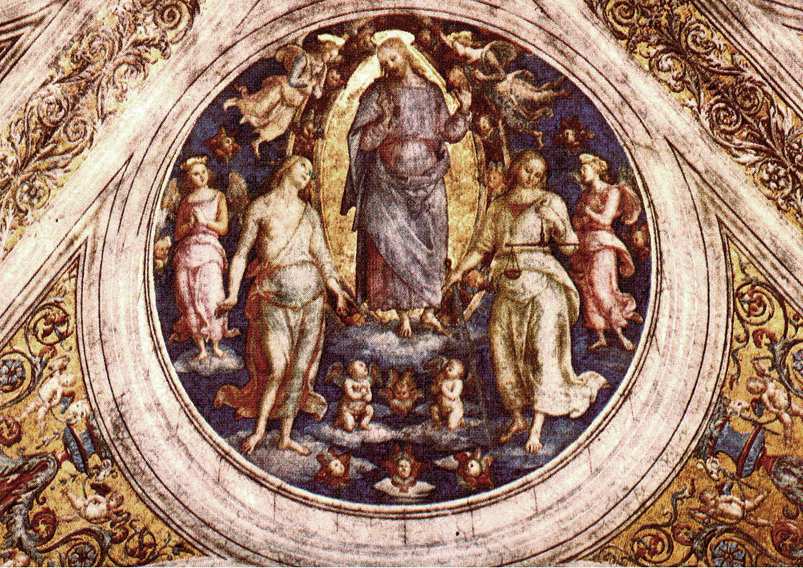 Christ in his Glory, vintage artwork by Perugino, A3 (16x12") Poster Print