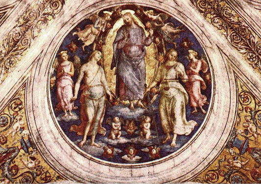 Christ in his Glory, vintage artwork by Perugino, A3 (16x12") Poster Print