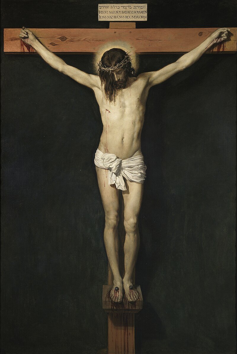 Christ on the Cross by Diego Valazquez, vintage art, modern poster print