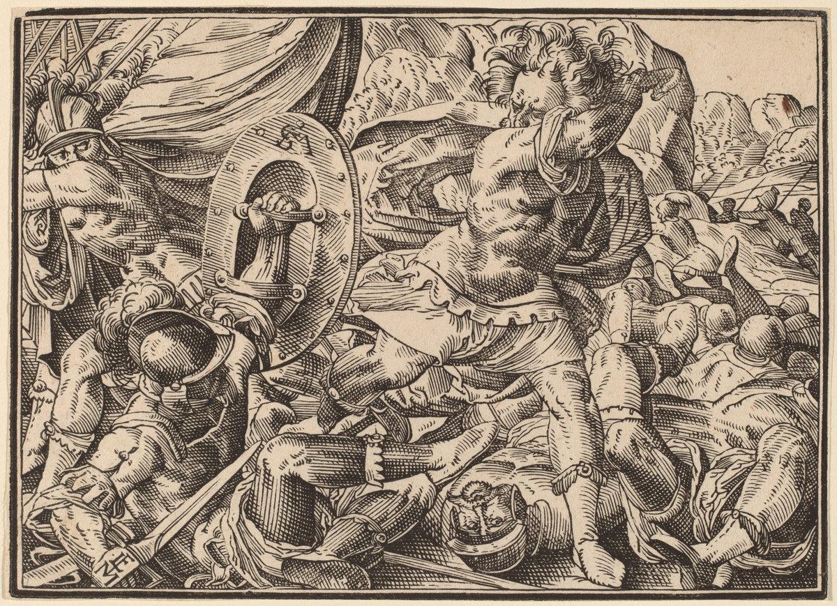 Christoph Murer:Christ Tells His Disciples of the Last Judgm,16x12"(A3) Poster