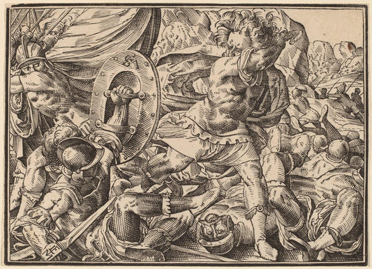 Christoph Murer:Christ Tells His Disciples of the Last Judgm,16x12"(A3) Poster