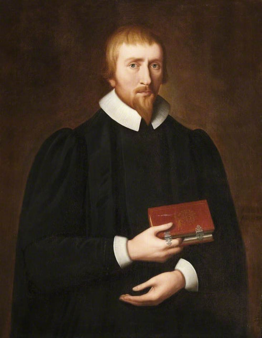 Christopher Potter, Provost, vintage artwork by Cornelis Janssen van Ceulen the Elder, 12x8" (A4) Poster