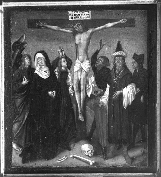 Christus am Kreuz, vintage artwork by Hans Holbein the Elder, A3 (16x12") Poster Print