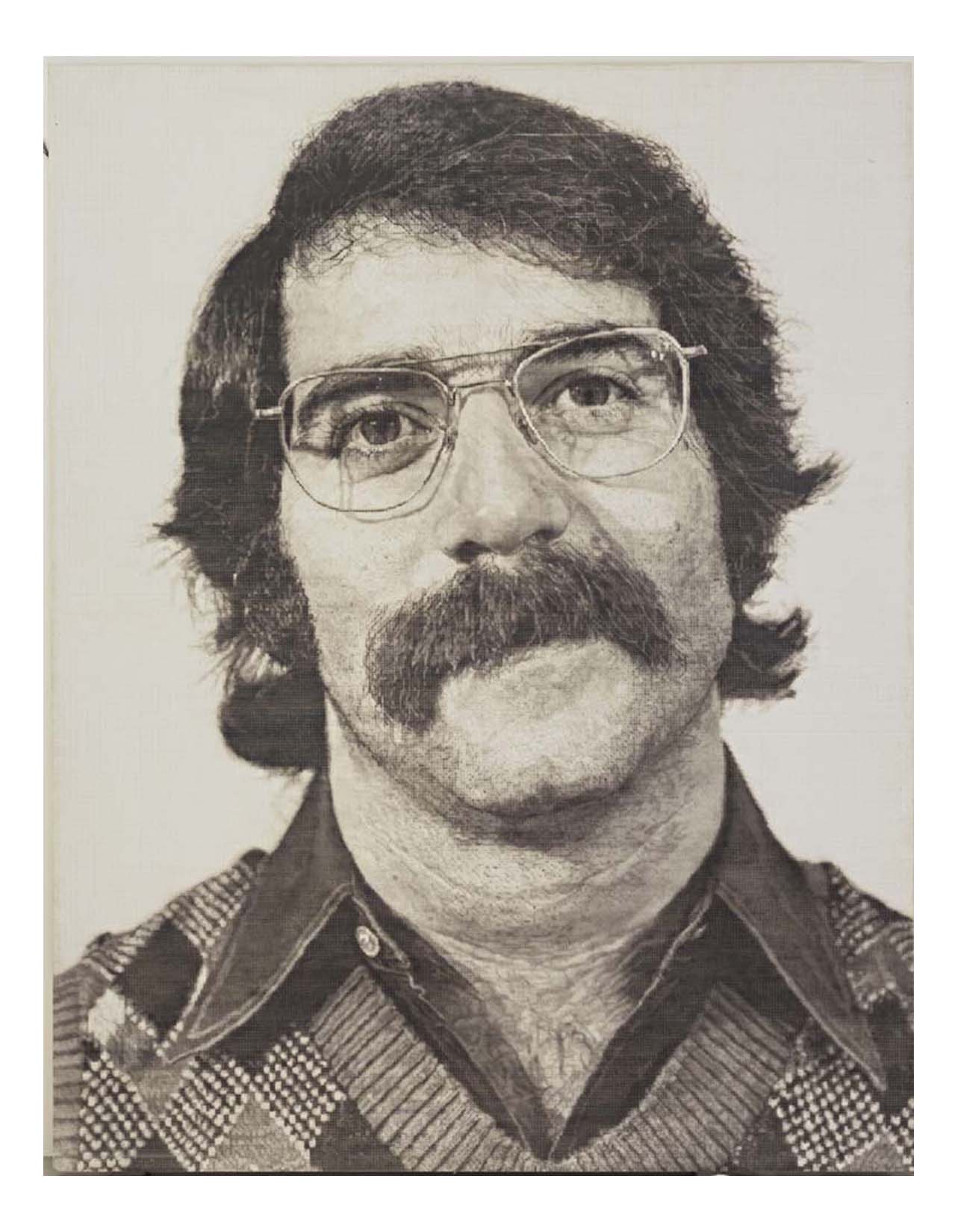 Chuck Close - Robert 104,072, 16x12" (A3) Poster Print