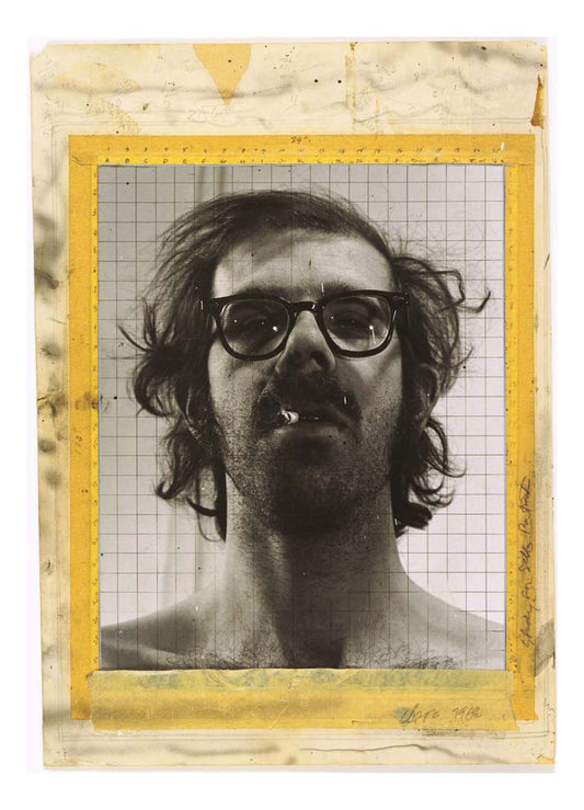 Chuck Close - Study for Self-Portrait, 16x12" (A3) Poster Print