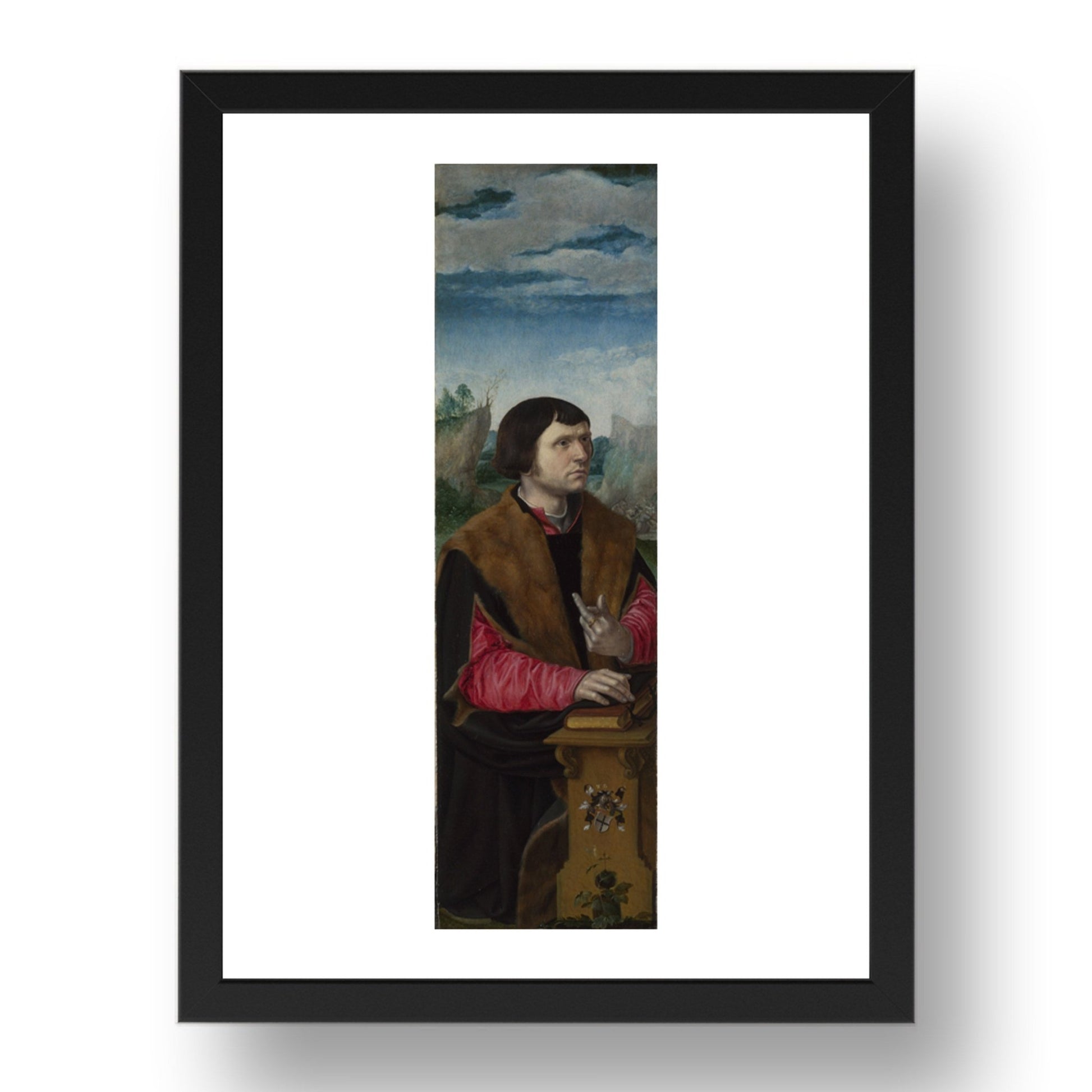 Circle of Pieter Coecke van Aalst: Donor: Left Hand Shutter, Poster in 17x13"(A3) Frame