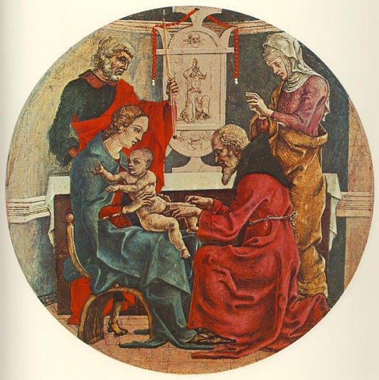 Circumcision (Predella from the Roverella Altarpiece), vintage artwork by Cosmè Tura, A3 (16x12") Poster Print