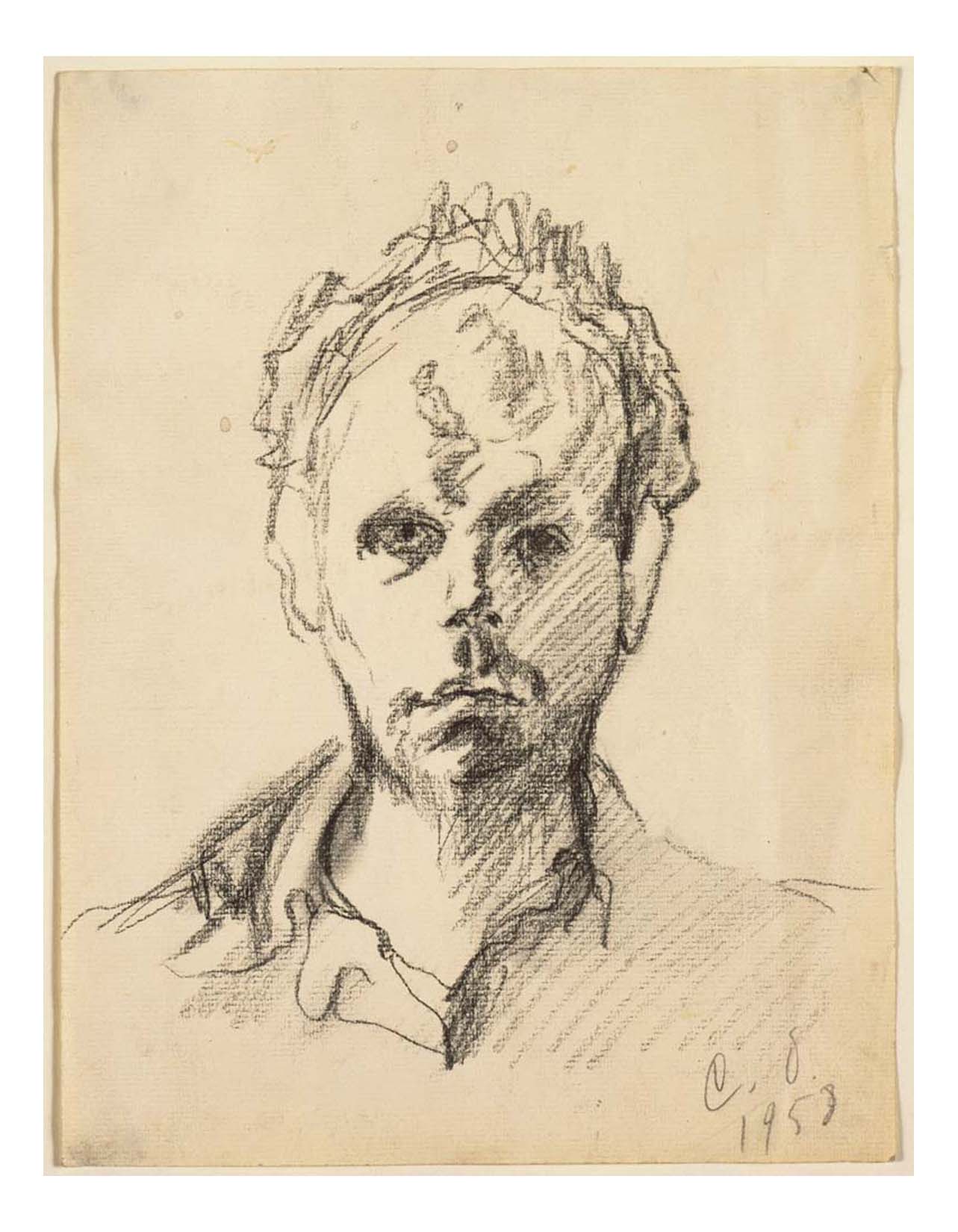 Claes Oldenburg - Self Portrait, 16x12" (A3) Poster Print