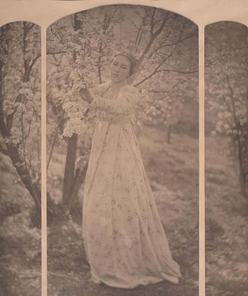 Clarence H. White - Spring - A Triptych, vintage historic photograph, modern poster print