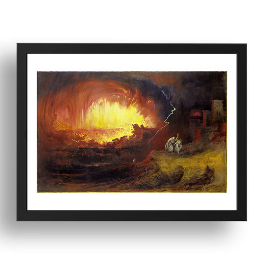 Classic Japanese Art- Eagles In A Ravine [1888], vintage art, A3 (16x12") Poster Print