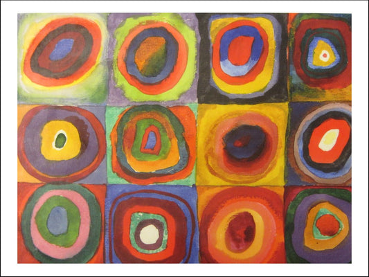 classic vintage art by Wassily Kandinsky, 23x16"( A2 size ) Poster Print