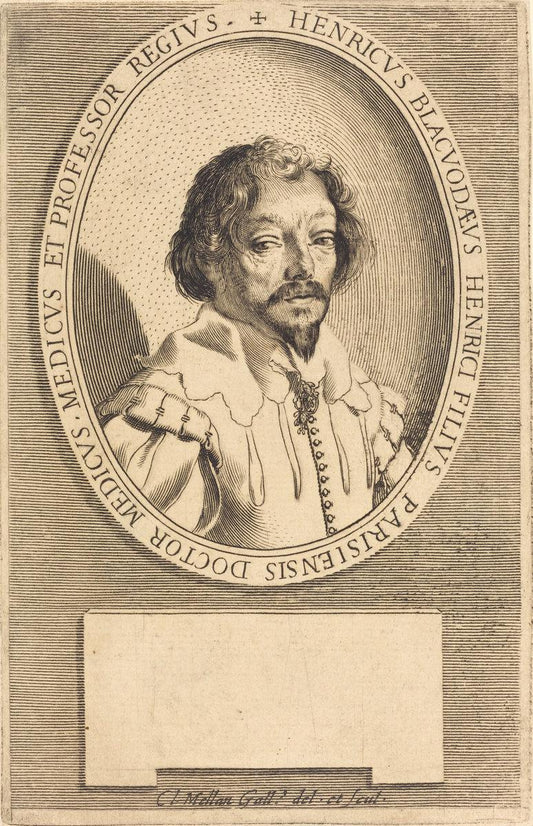 Claude Mellan:Dr. Henry Blackwood, Jr.,16x12"(A3) Poster