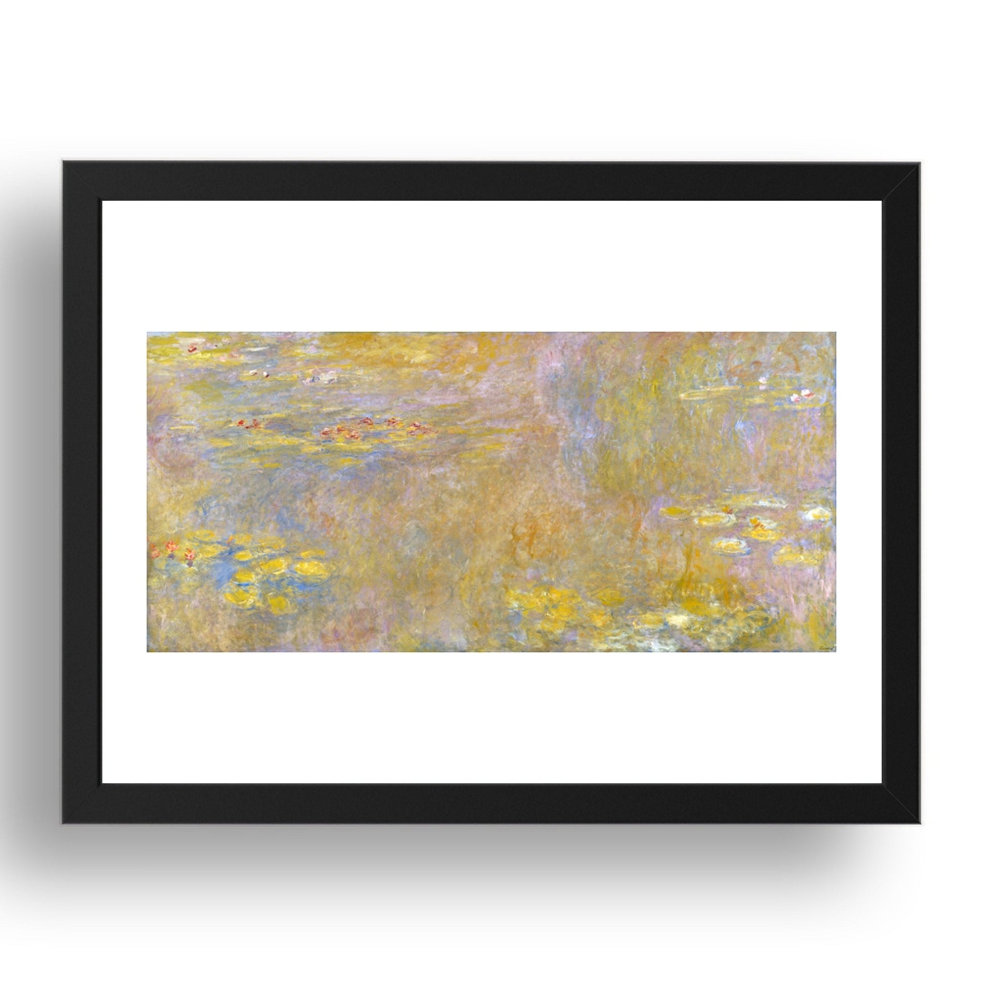 Claude Oscar Monet: Water Lilies, Poster in 17x13"(A3) Frame