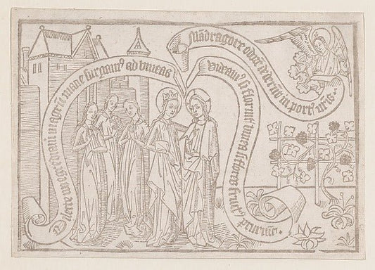 Come My Beloved  Let Us Go Forth Into the Field  illustration , vintage art, A3 (16x12") Poster Print