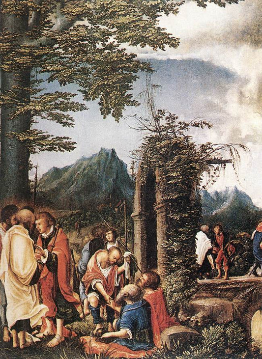 Communion of the Apostles, vintage artwork by Albrecht Altdorfer, A3 (16x12") Poster Print