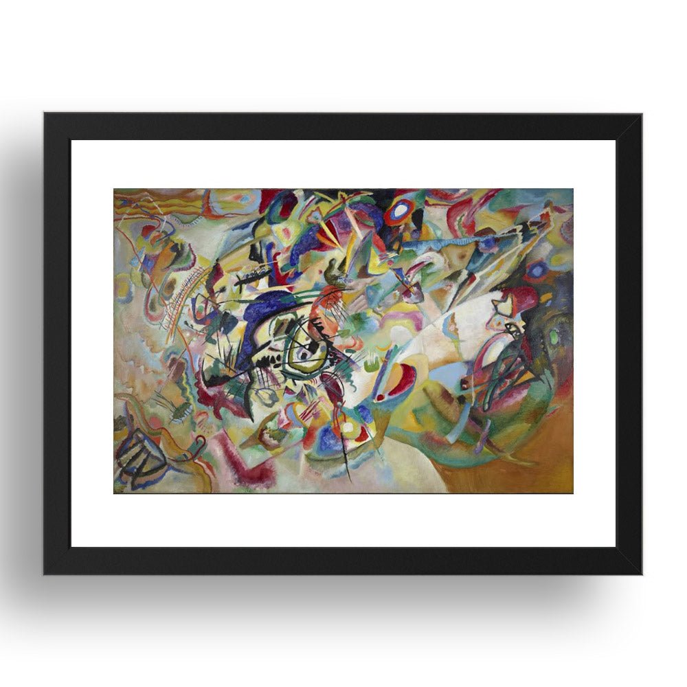 Composition VII, 1913 by Wassily Kandinsky, 17x13" Frame