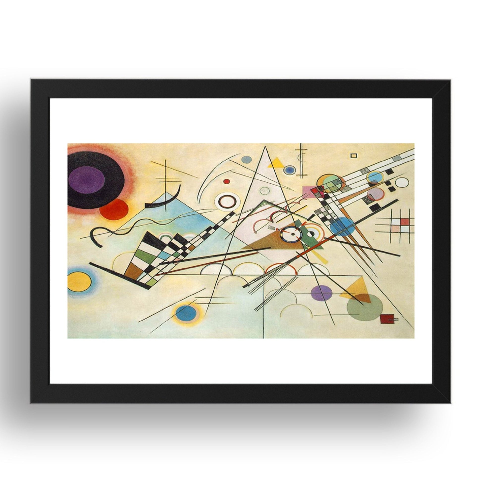 Composition Viii by Wassily Kandinsky, 17x13" Frame