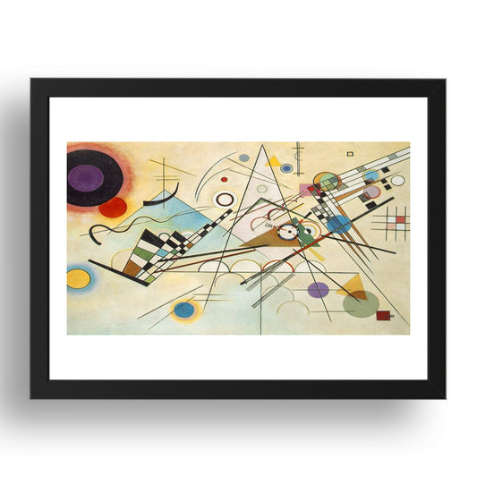 Composition Viii by Wassily Kandinsky, 17x13" Frame