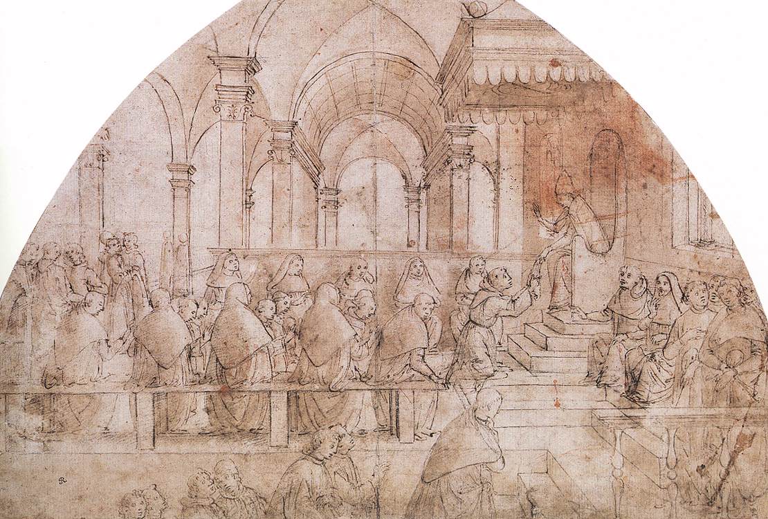 Confirmation of the Rule, vintage artwork by Domenico Ghirlandaio, A3 (16x12") Poster Print