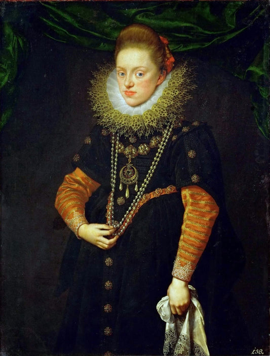 Constance of Austria, vintage artwork by Frans Pourbus the Younger, 12x8" (A4) Poster