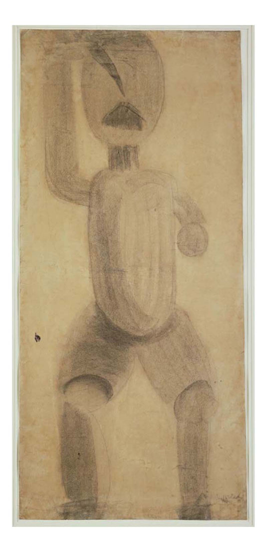 Constantin Brancusi - Study related to The First Step, 16x12" (A3) Poster Print