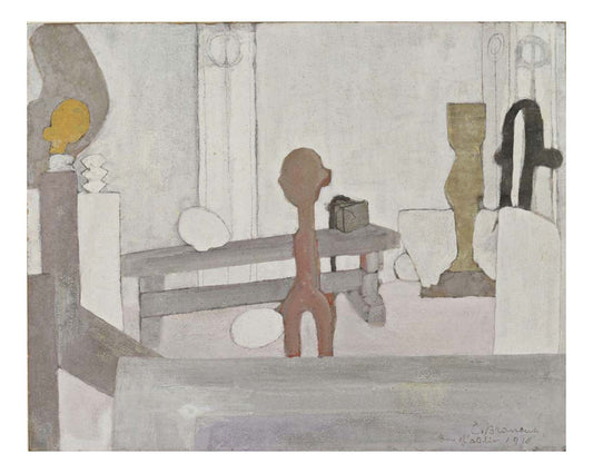 Constantin Brancusi - View of the Artist's Studio, 16x12" (A3) Poster Print