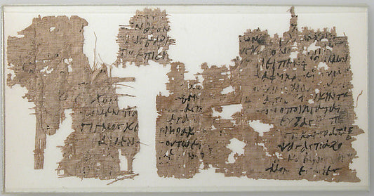 :Papyrus Fragments 4th–7th century-16x12"(A3) Poster