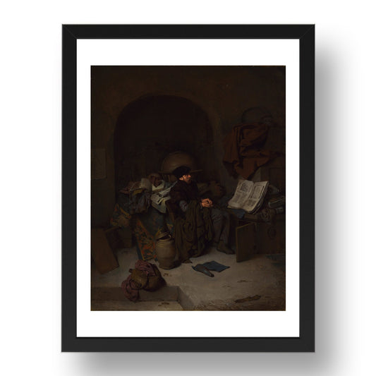 Cornelis Bega: An Astrologer, Poster in 17x13"(A3) Frame