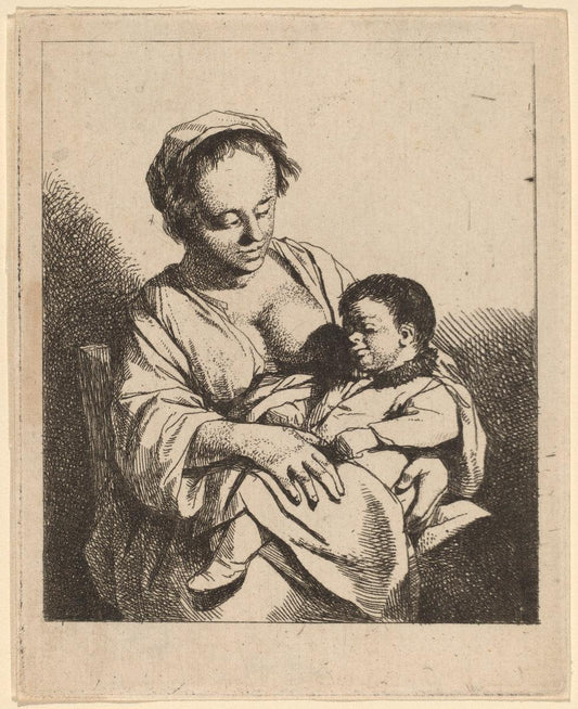 Cornelis Bega:The Mother,16x12"(A3) Poster
